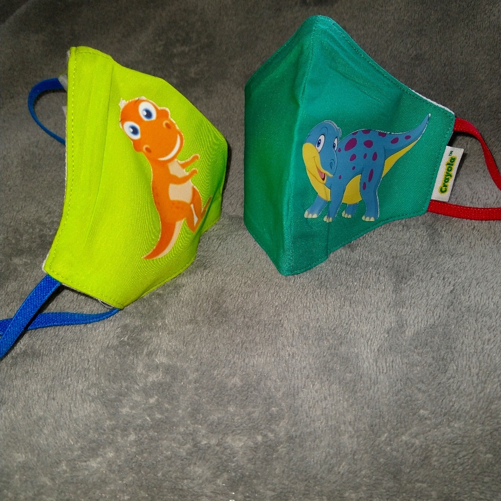 Dinosaur face mask for kids